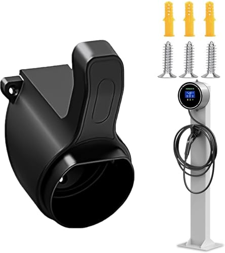 Wandhalterung für ladekabel typ 2, Kabelhalter Wand E Auto, Schwerlastmaterial, Wallbox Kabelhalterung Für Typ 2, Wallbox Kabelhalterung, Für Allen Typ 2 Ladekabeln Elektroauto,Für Indoor Outdoor