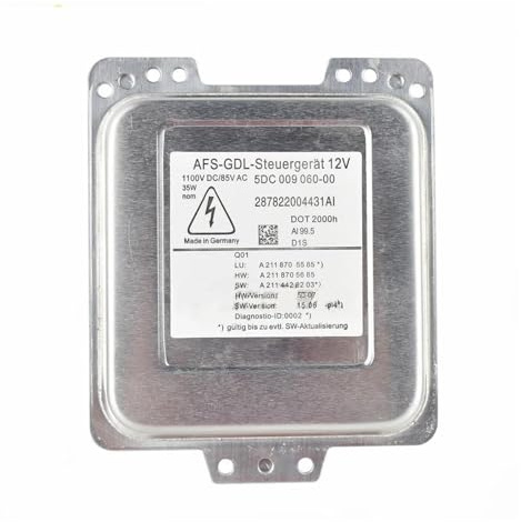 Ballast Au Xénon pour Mercedes pour Benz pour E63 pour W211 D1S Ballast De Phare Au Xénon HID pour OEM AFS-GDL 5DC009060-00 A2118709026 A2118705585 Unité Contrôle Ballast