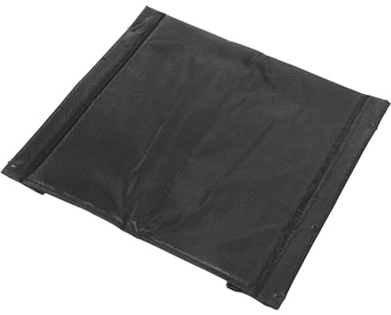 DECOMELODY Cojín para Asiento De Silla De Ruedas Acolchado, Tela Oxford Negra, Repuesto Transpirable y Resistente, Fácil De Limpiar, Compatible para Uso Prolongado Interiores y Exteriores
