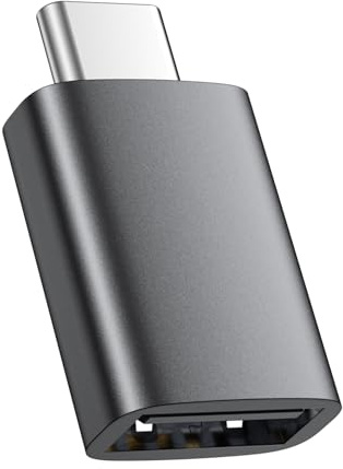 MoKo Adaptador USB C Macho a USB A Hembra 3.2 Gen 2 10 Gbps para Carga y Transferencia de Datos, Tipo C a Tipo A Macho para iPhone 15 Pro MAX, MacBook Pro, iPad, iMac, Dispositivos Thunderbolt 4/3