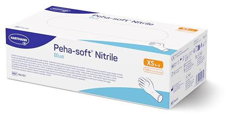 Peha-soft nitrile blue Einmalhandschuhe, latex- & puderfrei, XS, 100 St.