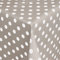 Wachstischdecke Wachstuch Tischdecke Gartentischdecke abwaschbar eckig 100x140 cm Punkte Grau Weiss