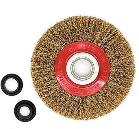 F Season 125 mm cepillos de alambre para amoladora angular de una sola mano, alambre de acero, alambre trenzado, acero aleado, 1 unidad