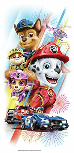 RoomMates RMK4846GM Paw Patrol film skala och klistra fast gigantiska väggdekaler