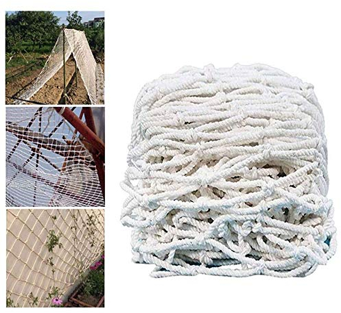 Kindersicherheitsnetz Treppenschutznetz Balkon Fallschutznetz Universal Schutznetz Katzennetz Sicherheitsnetz für Balkon Fenster, Hochbett Rausfallschutz Treppens(Size:2x8m(6.6x26ft),Color:Hanfseil)
