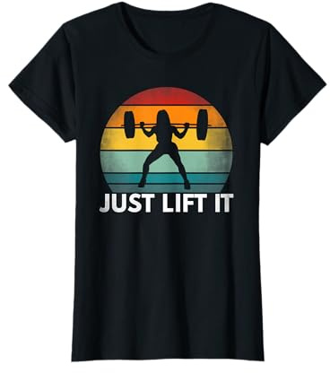 Lift it Gewichte Kraftsport Powerlifting Frauen Shirt T-Shirt