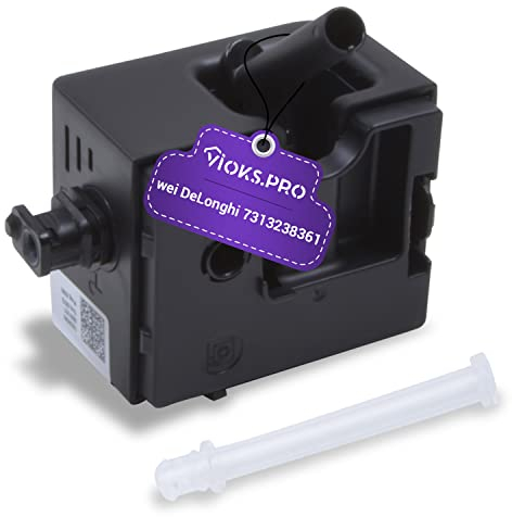 Vioks.pro Couvercle pour réservoir à lait de rechange DeLonghi 7313238361 mousseur à lait Noir Delonghi Réservoir à lait Nespresso Pièces de rechange pour Delonghi