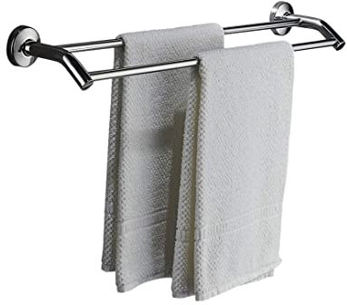 Habrur Handtuchhalter Wand Handtuchständer Bad Wandmontierter Badetuchhalter Edelstahl Handtuchhalter Handtuchstange Schienen Edelstahl Handtuchhalter Handtuchstange Badetuchhalter (Size : 40Cm)
