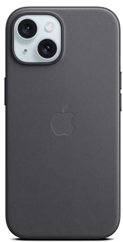 Apple iPhone 15 FineWoven Case with MagSafe - Black ​​​​​​​