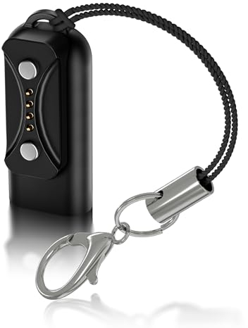 Generisch 1 stück USB C Adapter kompatibel für Polar Vantage M3, Polar Pacer, Polar Pacer Pro, Polar Ignite 3, Polar Vantage V3, 5V/1A Tragbar Ladeadapter für Polar Uhr - Schwarz