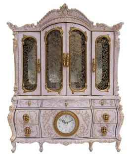 HELGN Schmuckschatulle mit Schubladen, Musikalische Ballerina-Schmuckschatulle für Mädchen, Frauen, Geschenk, Schmuck Mutter (Pink)