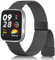Wanme Metallo Cinturino Per Xiaomi Redmi Watch 3 Active, Acciaco Sport Traspirante Cinturini di Ricambio per Redmi Watch 3 Active/Lite per Donne Uomini, Super Magnetico