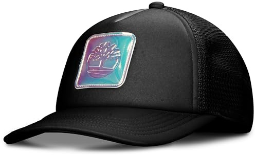 Timberland 103503 Cappellino da Baseball, Nero, Taglia Unica Bambine e Ragazze