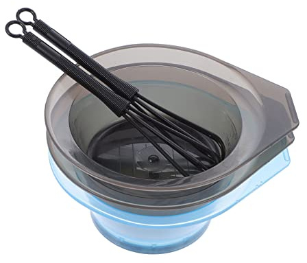 HONITANO Haarfärbeschale Set Mit Rührstab Transparentes Färbeschalen Friseur Zubehör Für Präzises Mischen Und Diy Haarfärbung Zu Hause 6.30X5.59X2.36In