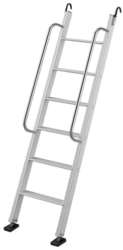 Scala universale in alluminio per letto a castello, ad alta capacità 150 kg, per arrampicata sicura in camper, camper e cantina
