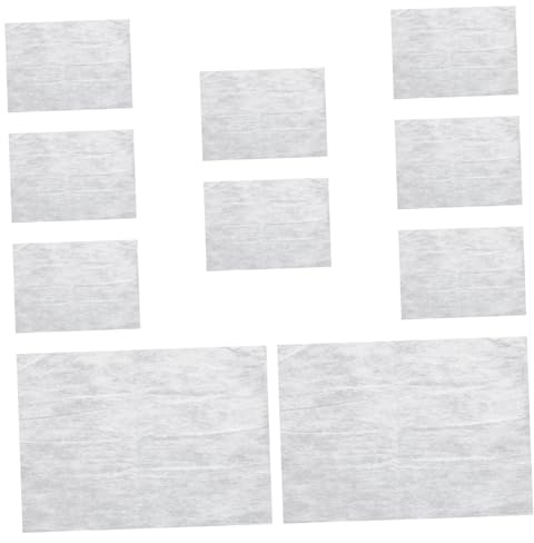 TEHAUX 12pcs Kitchen Range Hood Filter Paper High Temperature Resistant Oil Absorbing Sheets Thickened Grease Extractor Fan Filters for Home Stove Vent