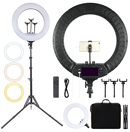 FT-54 21 pollici Led Ring Light Fotografia Lampada Camera Phone Ringlight Makeup Video Ring Lamp con treppiede Per la fotografia in studio
