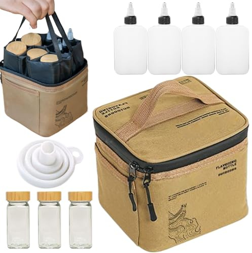 Pot à épices de camping, support à épices de pique-nique, porte-épices portable pour huile, sauce, ketchup, salade, vinaigrette, cuisine, barbecue, cuisine, camping, camping-car, voyage