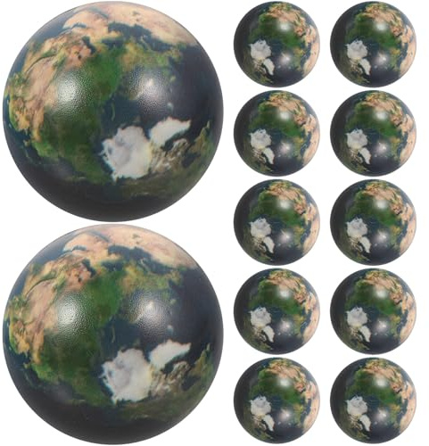 GALPADA 12 Stück Planeten Stressbälle Aus Schaumstoff Für Kinder Und Erwachsene 6,3cm Wiederverformbar Stressabbau Spielzeug Für Schule Und Freizeit