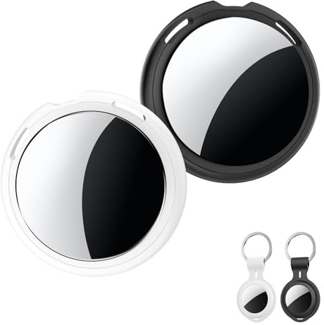 2 Pack Air Tracker Smart Tags para Apple Buscar (Solo iOS) Localizador GPS