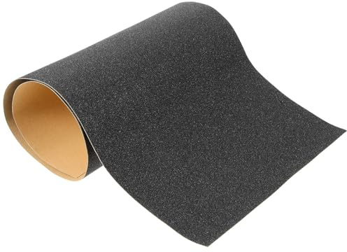 AMUSLESUR Nastro Antiscivolo Per Skateboard Tagliabile In OS780 Nero Con Design Unico E Forniture Per Skateboard