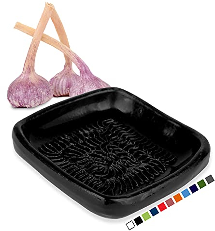 ANCKERAMIC® ORIGINAL Knoblauch Ingwer Muskat Keramikreibe aus FINNLAND-Schwarz