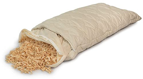 GIRAFFENLAND Zirbenkissen 40x60cm Komfort-extra Bio-Steppware - mit zusätzlichem Inlett