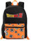 Dragon Ball Z Boys Backpack | Black & Orange Rucksack with Adjustable Straps | Goku Character Practical & Organised Luggage Sports School Bag For Kids | Anime TV Series Merchandise Gift
