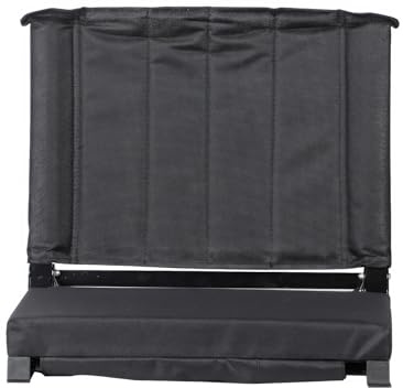 Zhildmosin Stadium Chairs for Bleachers with Back Support 1Pcs - Portable Folding Stadium Seat with Shoulder Strap (Seating Area 44 x 33.5cm)