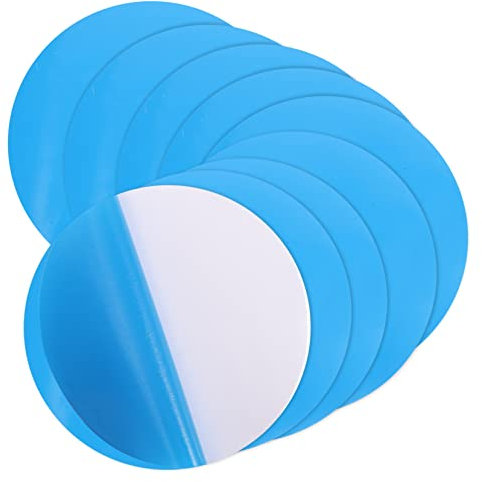 Warmhm 10stücke Vinyl-Pool-Flicken Reparaturflicken Selbstklebender Wasserdichter PVC-Flicken Für Luftmatratzen Schlauchboote Aufblasbares Spielzeug