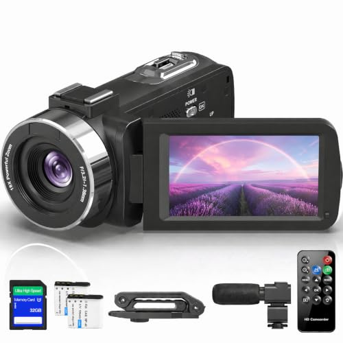 4K HD 80MP Camcorder Video Camera Vlogging Camera for YouTube