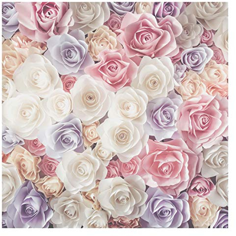 Apalis Vliestapete Pastell Paper Art Rosen, HxB: 240cm x 240cm