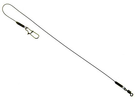 G.T.R High End Stahlvorfach 7x7 Vorfach mit Wirbel zum Raubfisch Angeln