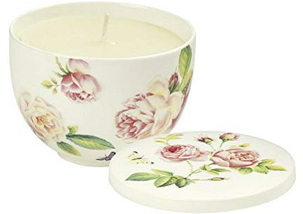 New Rambling Rose creme Porzellan Votiv Cup – Vanille Duft