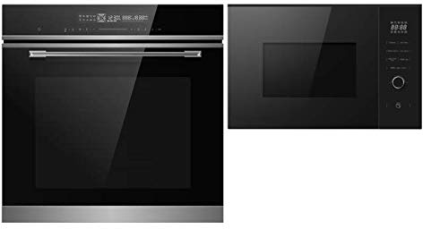 Cookology 72L Built-in Electric Fan Oven & 25L Microwave Pack - Touch Control