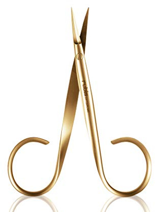 Rubis Colibri Coupe cuticule ongle - ciseaux pour cuticules et peaux mortes - plaqué or