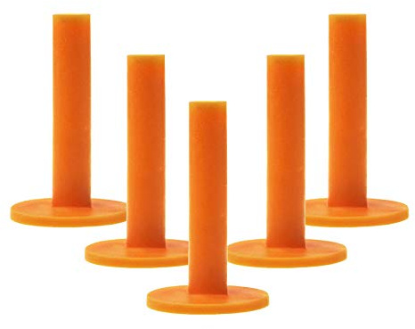 Perfeclan 5pcs Golf Rubber Tees Holder Range Übung Fahrtraining Tee Mats