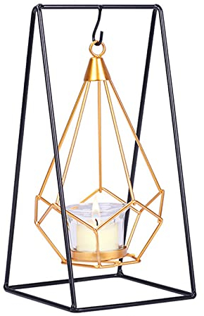 Portavelas Geométrico De Metal, Portavelas De Estilo Nórdico Candelabro Decorativos Candelabros para Velas Candelabro Geométrico Candelabro De Línea Geométrica De Hierro Portavela Geometrico, Swing
