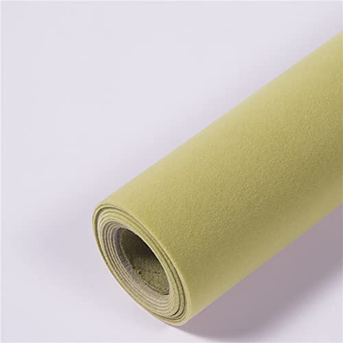 XiaoLong Bastelfilz Selbstklebend 148 cm Breit Kinder Vliesstoff Stoff Filzplatten zum Filzuntersetzer Basteln Nähen DIY Patchwork Verkauft von 1m(Size:1.48 * 3m,Color:Khaki)