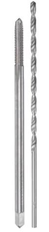 sourcing map Gewindebohrer Set M4x0.7x150/4mmx160mm, Gewindeschneider- und Bohrer set, Gewindeschneidwerkzeug