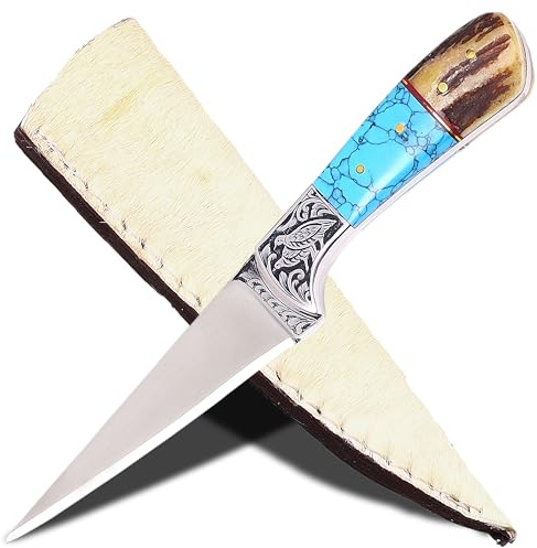 PAL 2000 KNIVES Couteau en acier D2 Fait Main sur Mesure CHA-3140