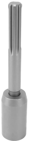 Stolpedrivning för T-stolpar - Utmärkt Stålkonstruktion - 20 Cm Längd med Standarddiameter - Slag- och Rostbeständig - Idealisk för Standard T-stolpar och små Skyltar eller