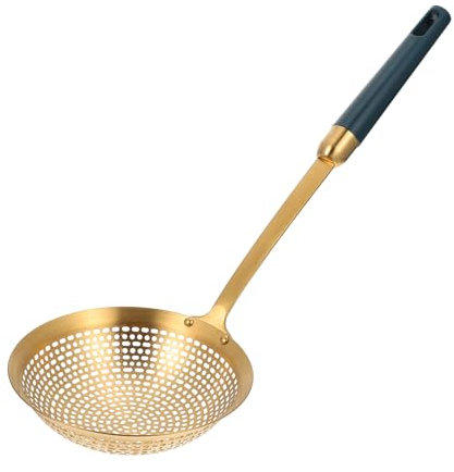 PRETYZOOM 1pezzi Schiumarola in Acciaio Inossidabile Colino Da Cucina Utensile Per Friggere in Acciaio Inossidabile Filtro Di Precisione Per Filtrazione