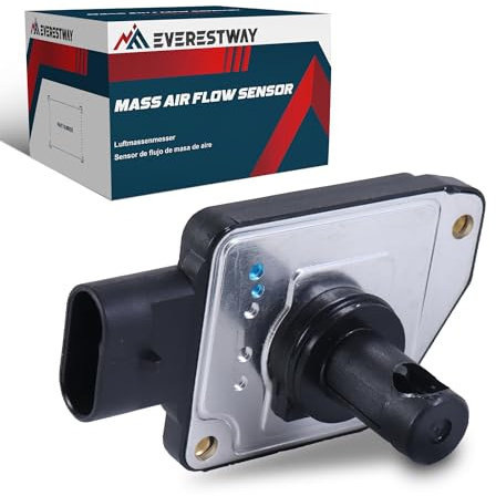 EVERESTWAY Mass Air Flow Sensor MAF Compatible for 1996-1998 Pontiac Buick Century Riviera Compatible for Oldsmobile 88 Chevrolet Camaro Lumina 24505519 AFH50M04