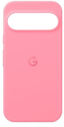 Google Cover Pixel 9 & Pixel 9 Pro - Protezione durevole - Silicone antimacchia - Cover per smartphone Android - Rosa peonia
