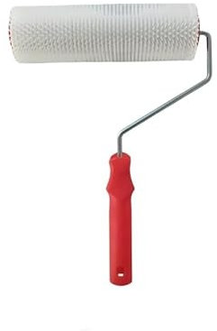 Fokroin Stachelwalze 23 cm, Entlüftungswalze für Ausgleichsmasse, Stachelwalze Tapeten, Stachelwalze Handstachelwalze Entlüftungsroller zur Entlüftung von Bodenbeschichtungen