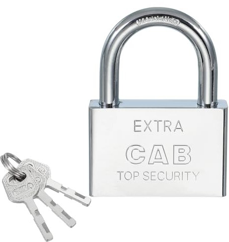 PATIKIL Lucchetto A Perno 68mm (2-11/16), Chiavi Diverse Lucchetti In Acciaio Inossidabile Archetto Rinforzato Con Chiavi Per Porte Indoor Outdoor, Argento