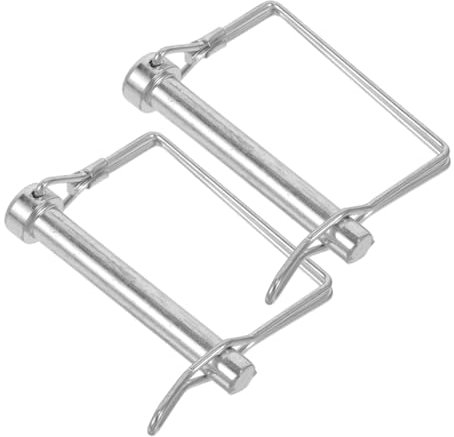 GETAJGHSD 2pezzi Pin Di Bloccaggio Per Gancio Traino Inossidabile Robusto Sicurezza Per Rimorchi e Applicazioni Varie Design Leggero e Facile Installazione