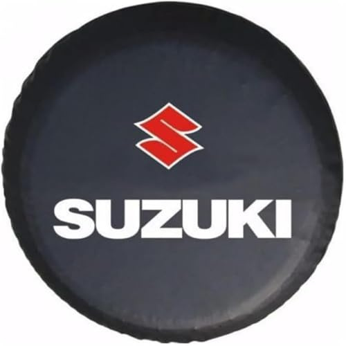 JsjjQf Housse Roue Secours pour Suzuki Grand Vitara Vitara XL-7 Samurai Sidekick Wagon Ignis,Housse de Pneu de Couverture Roue Protection Housse Antipoussière Pneus Accessoires,B-15inch