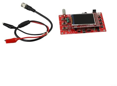 QOXEZY Oscilloscope numérique portable à écran TFT de 6,1 cm avec taux d'échantillonnage de 1 msps pour le développement de logiciels personnalisés et les outils éducatifs en électronique (produits
